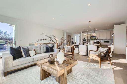 Main Level Living Space | Photos of model at 5655 Buffington.