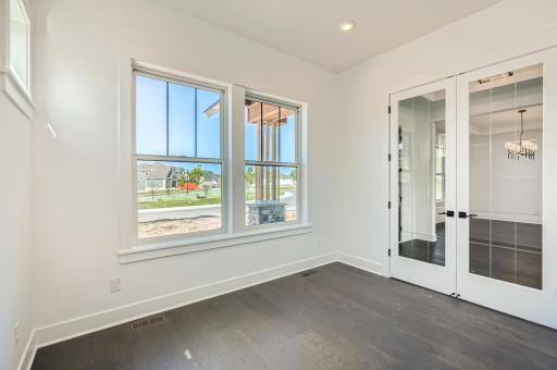 8' tall doors on the 1st and 2nd floors! Spacious study!