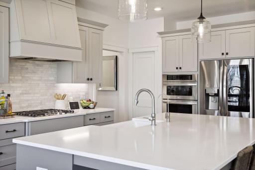 Gorgeous stone was selected and the counters are perfection!