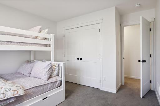 All of the bedrooms have expansive closets.