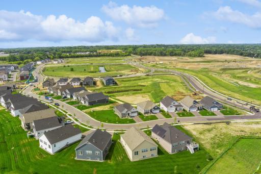 Aerial shot of the stunning Willowbrooke community.