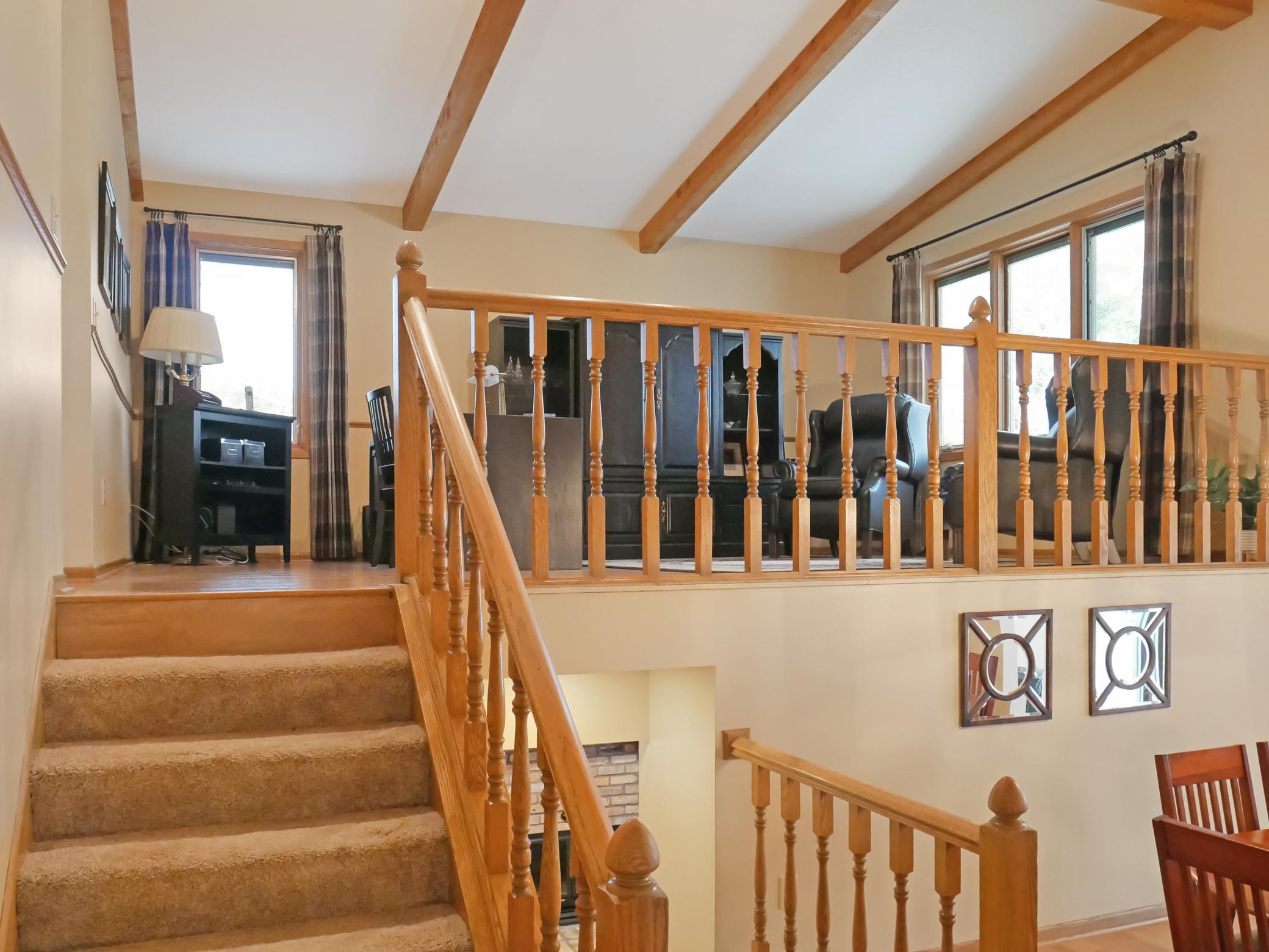 Upper Level stairs from Entryway.