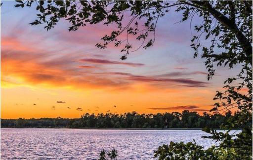 Watch the beautiful sunset while walking your dog or with a friend.