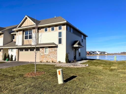 This corner home called the Jefferson is on a beautiful lot.