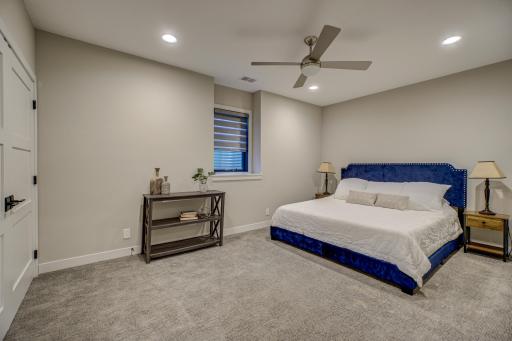 Fourth bedroom located on the lower level