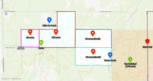 Additional parcel area map