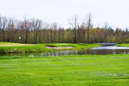 Plenty of water on the course