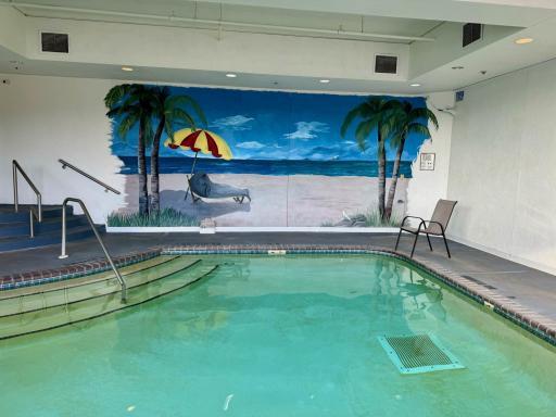 Indoor pool on the main level