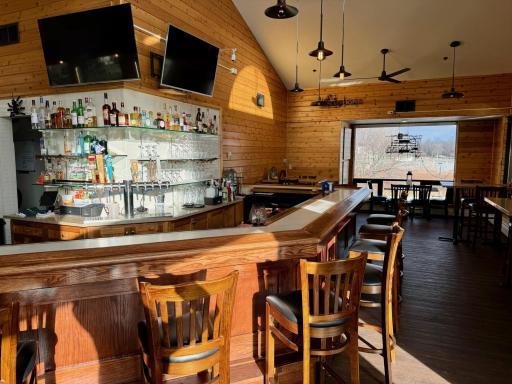 Bar in the dining room