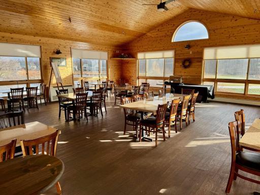 Pine room off the dining room make for great private parties