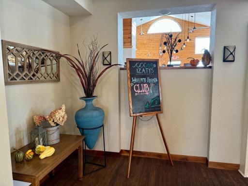 Entrance to dining room