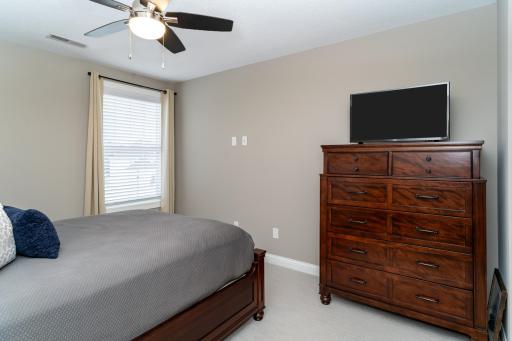 Upper Level 3rd Bedroom with a Walk In Closet.