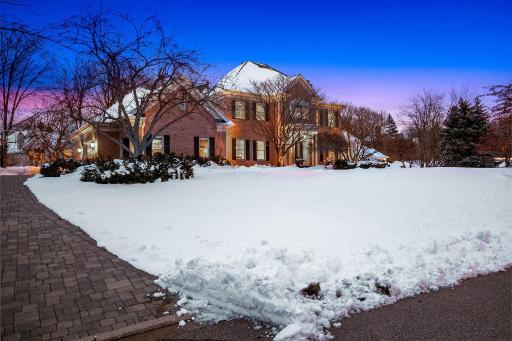 The home is set on a desirable lot in the highly sought after, Crowne Hill neighborhood, a winding, dead-end cul-de-sac, with spacious, maturely wooded lots.
