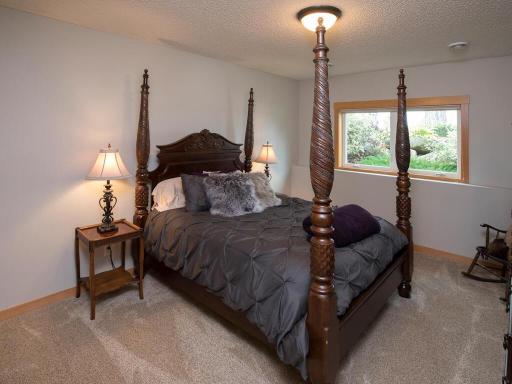 Lower Level Bedroom with views of the lake!