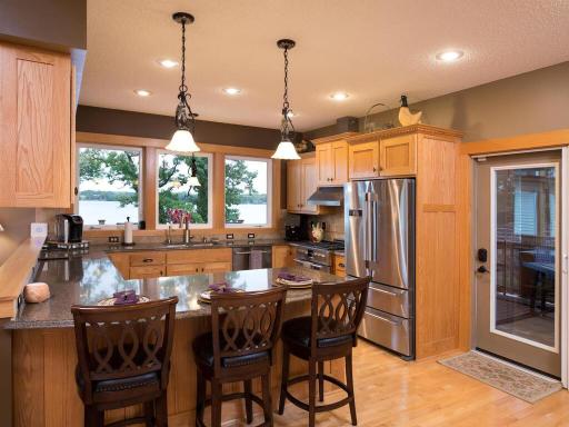 Triple Window Views are yours over the sink in kitchen, stainless appliances through out.