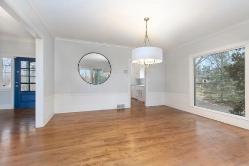Dining Room off Foyer - Access to Kitchen and Screened Porch