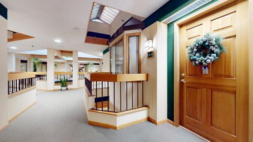 No long hallways here. Beautifully designed interior.