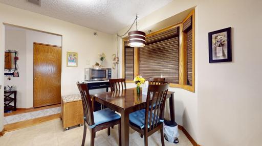 The windows are open to the hallway.