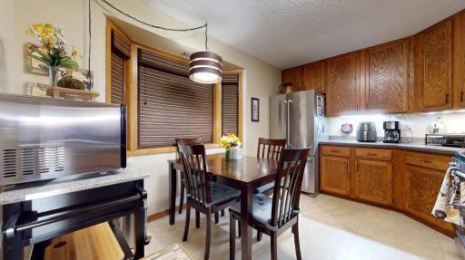 Here is the eat in kitchen.