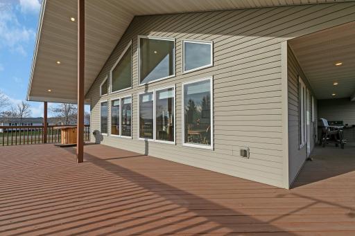 Welcome to your new outdoor oasis! the deck is large enough to accommodate a variety of outdoor furniture, so you can create the perfect outdoor living space. With plenty of room for grilling, dining, and relaxing.