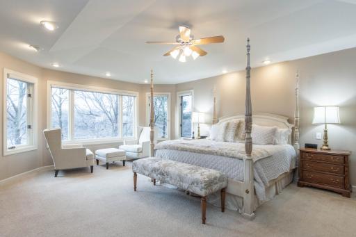 Lakeside Primary Bedroom Suite with Sitting Are & Tray Ceiling