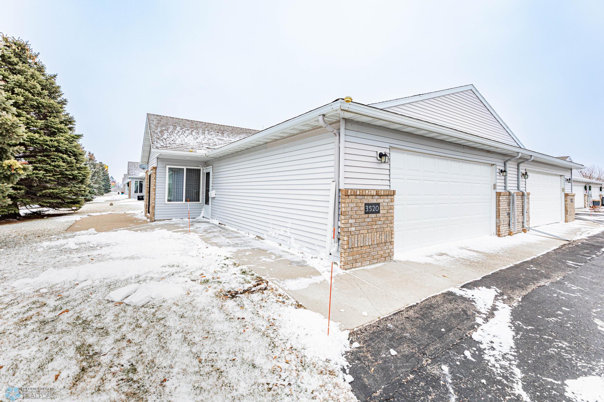 2 stall insulated garage with opener