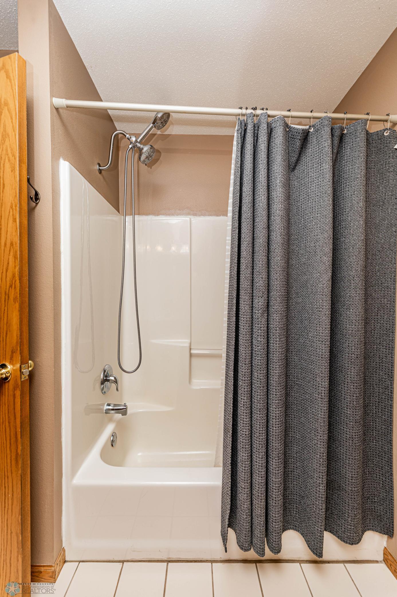 Primary tub with shower