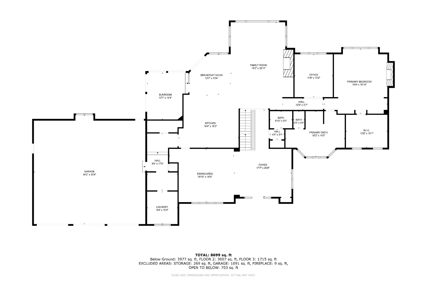 Main Level Floor Plan