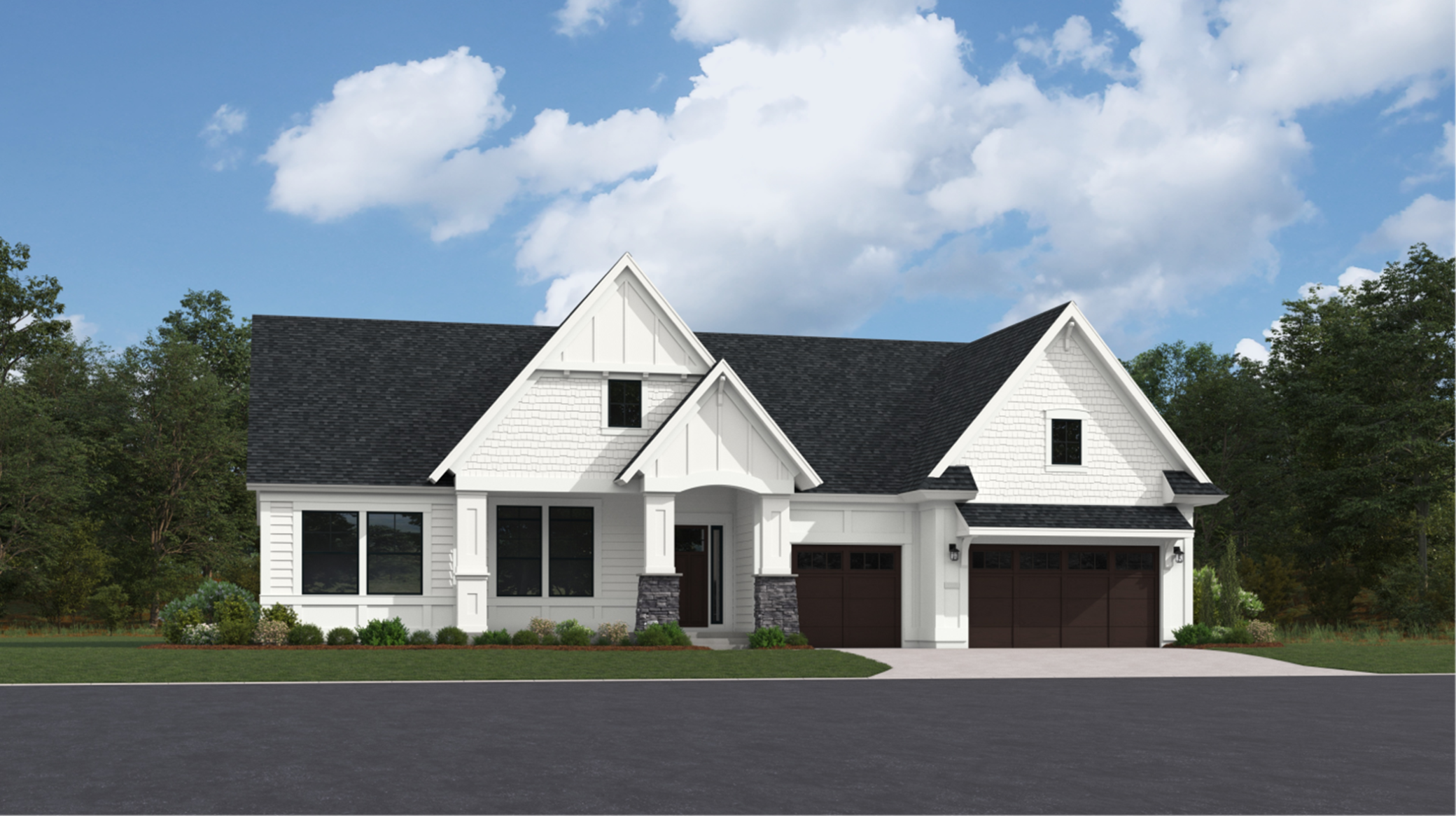 (*Photo of artist rendering, actual homes colors and finishes will vary) Construction has begun! We are estimating a July completion!