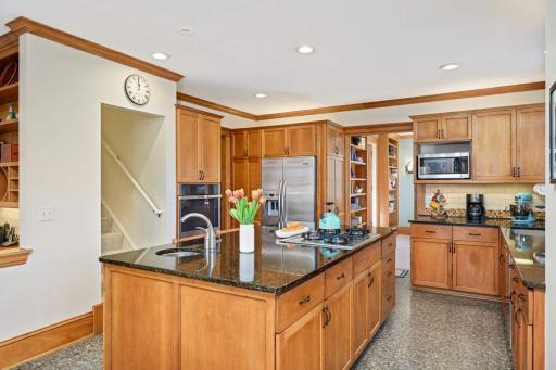 Photo for 4332 Fremont Avenue S, Minneapolis, MN 55409 - Listing #6469121 Kitchen with view of back stairs to the upper levels