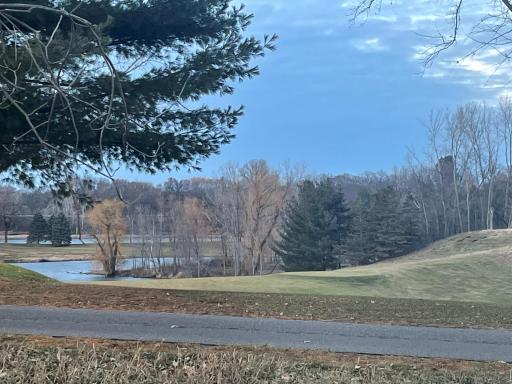 Welcome to 1451 Palmer Drive! This is the view from the backyard onto the golf course. Construction starting this week!