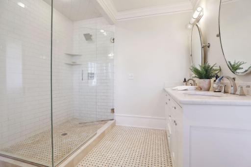 Spacious walk-in shower can be yours in your dream primary suite