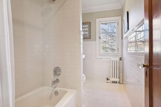 Lovely additional bathroom on the second level with classic finishes