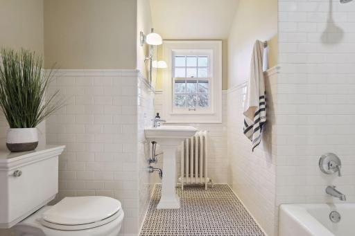 Perfect third level bathroom for guests or easy access for your office