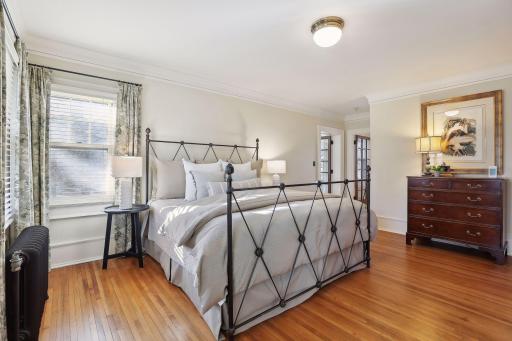 Thoughtfully redesigned primary suite includes big walk-in closet, plus a large bathroom for your modern amenities needs