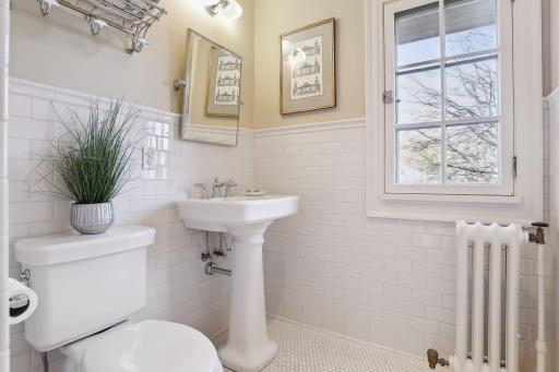 Sun filled additional bathroom on the second level