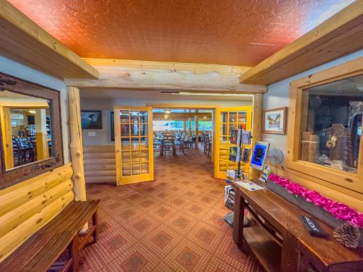 Photo for 2170 County Road 139, International Falls, MN 56649 - Listing #6470058 Entrance into the dining room and gift shop