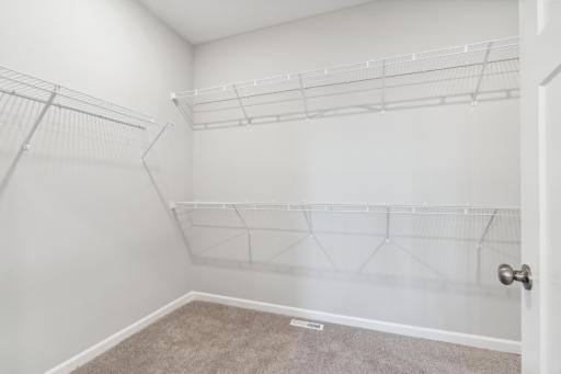 A huge walk-in closet is just beyond the owner's bath.