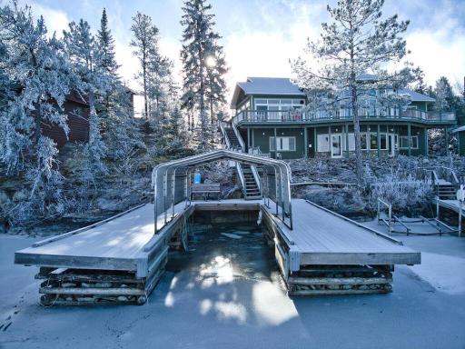 Crib dock and lift await you for open lake fun!