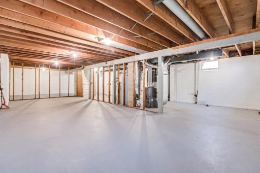 Tons of potential with unfinished basement!