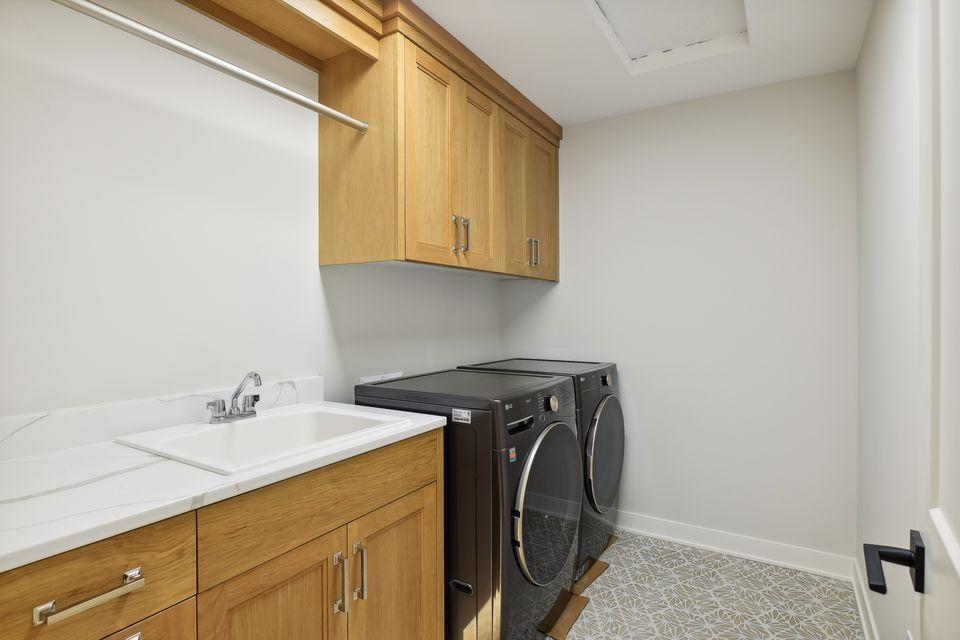Centrally located Laundry room upstairs