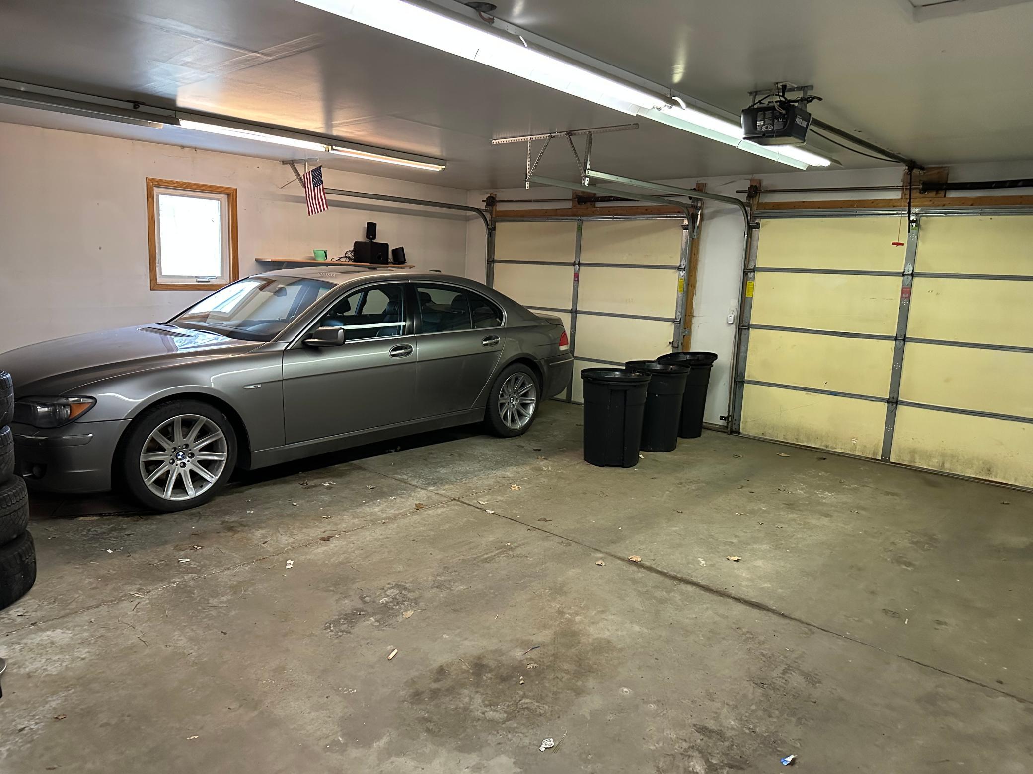2 car heated attached garage