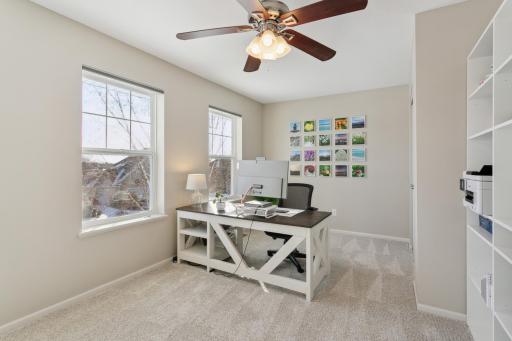 Bedroom 4 in upper level currently being used as office.