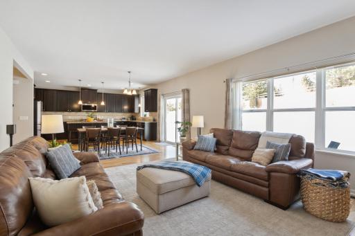 Open flow on the main floor.