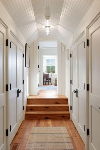 The studio - (apartment) can be accessed from the family room or the back stairs.