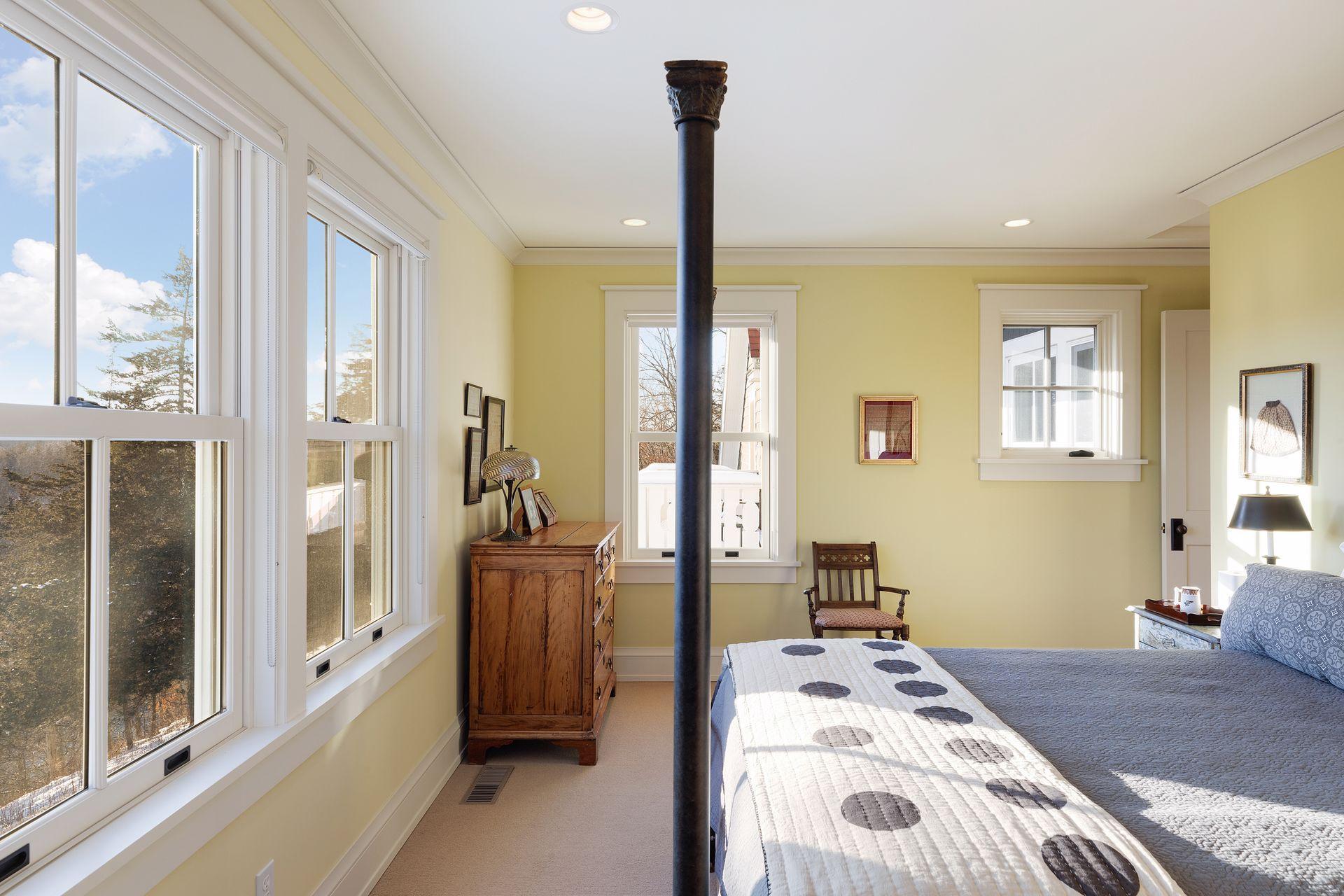 Bedroom 5 with river views