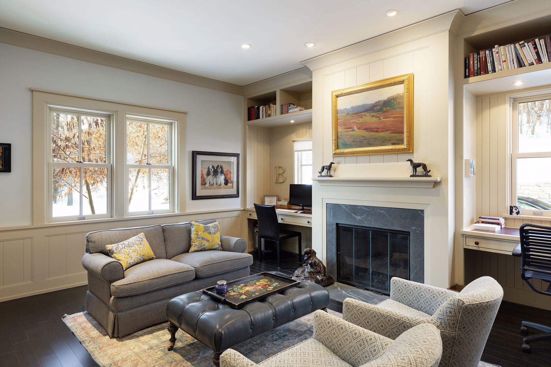 Intimate and private office/den.