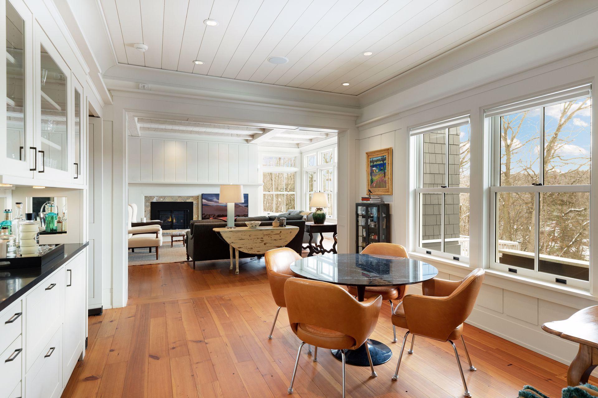 A blending of formal and informal spaces as the home opens to you from the foyer.