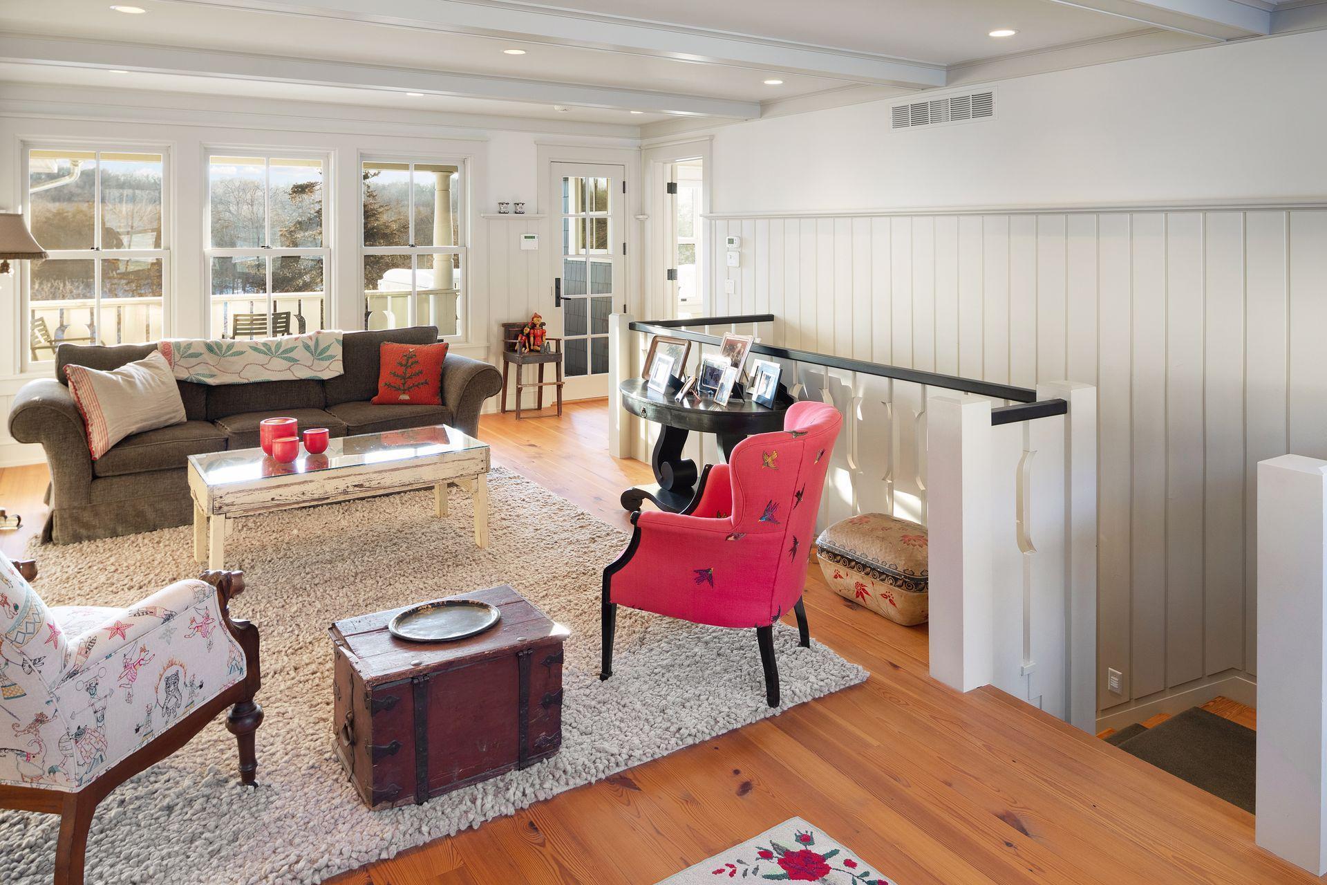 Upstairs family room.