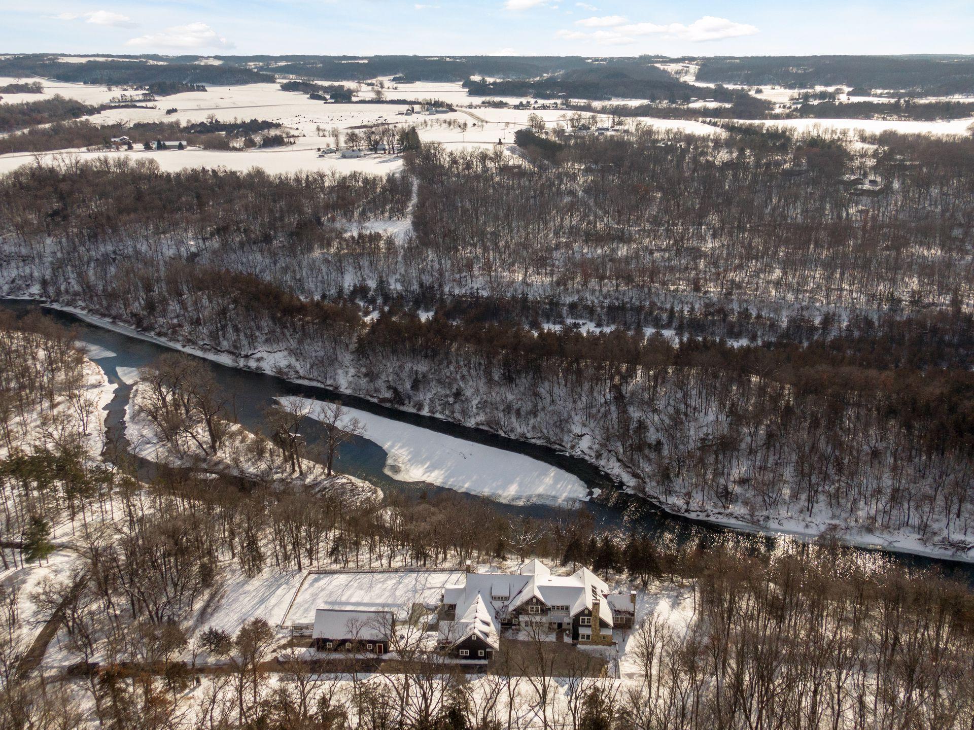 Above the Cannon River.